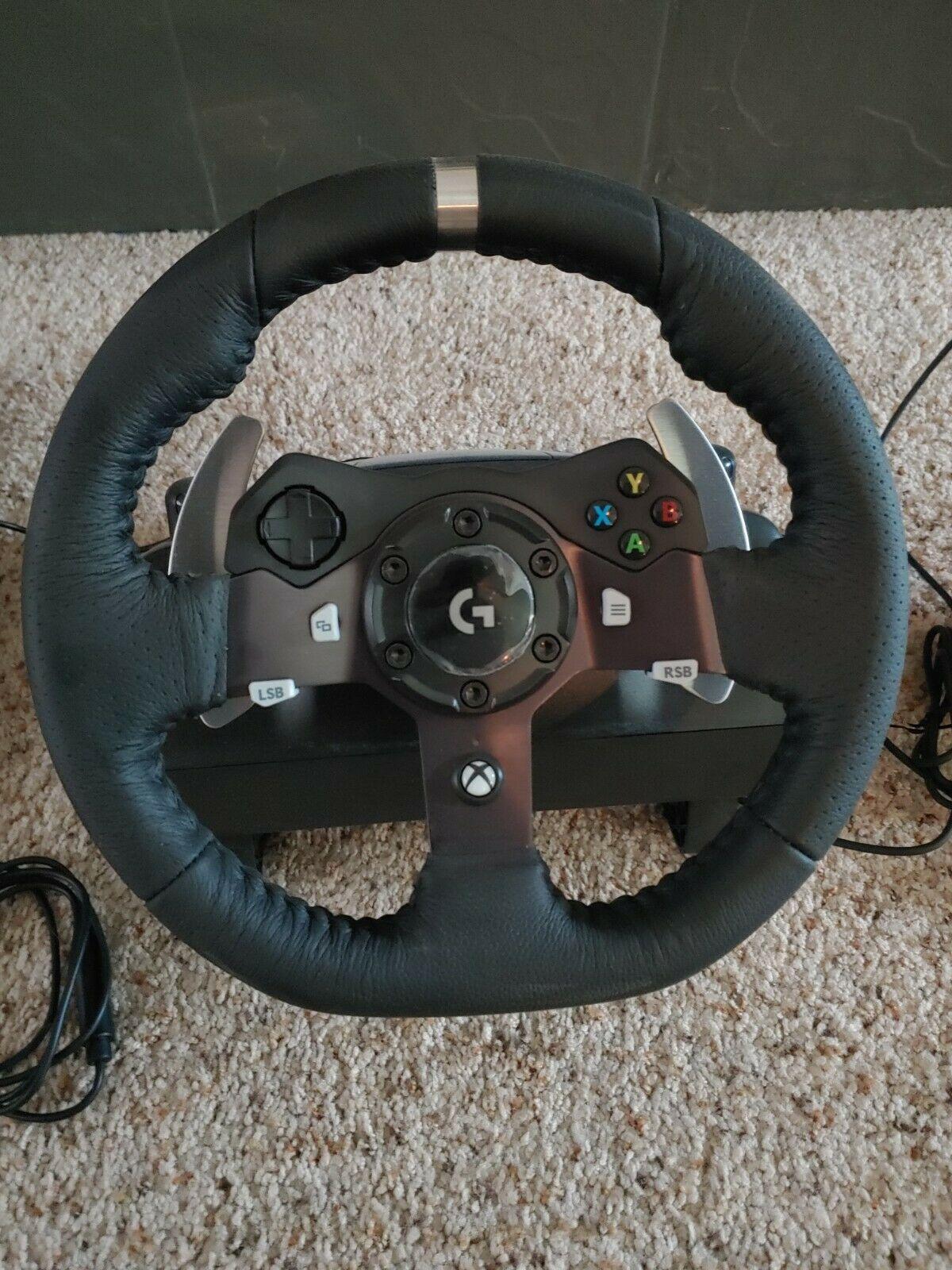 logitech g920 racing wheel and shifter For Xbox And PC. Steering Wheel +…