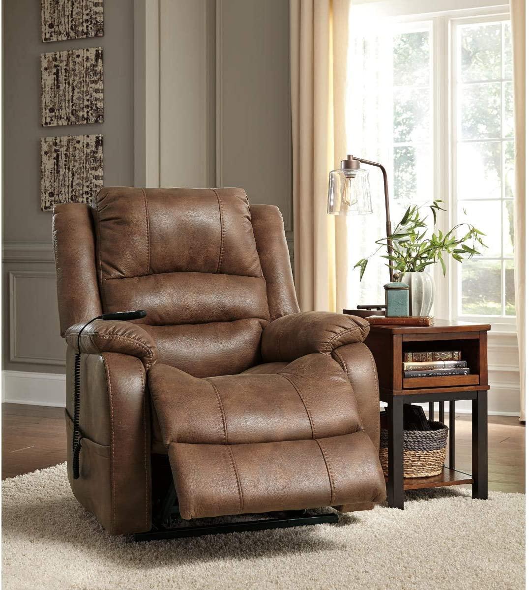 Brown Power Lift Recliner for Elderly