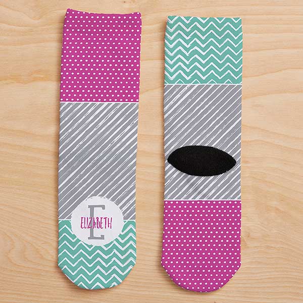 yours truly personalized kids socks