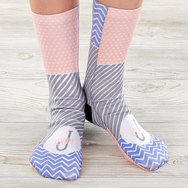 yours truly personalized kids socks