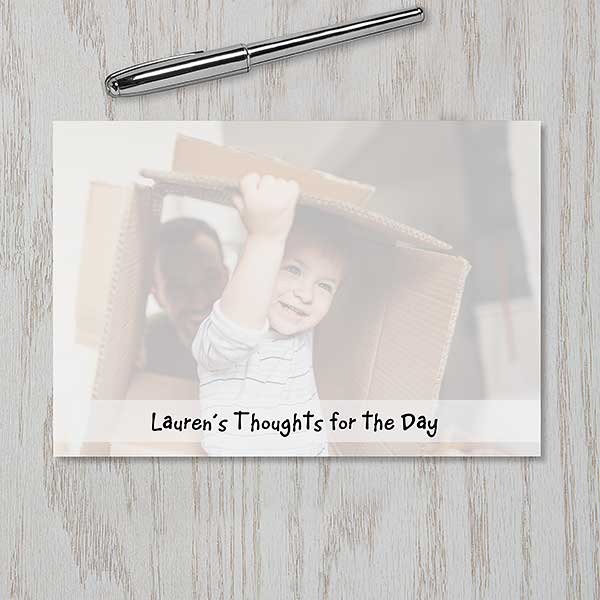 you picture it personalized photo notepad