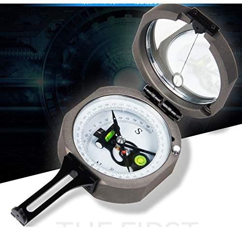 WJTMY Portable Folding Lens Compass Multifunction Compass Dashboard Dash Mount Outdoor Tools