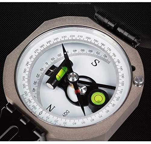 WJTMY Portable Folding Lens Compass Multifunction Compass Dashboard Dash Mount Outdoor Tools