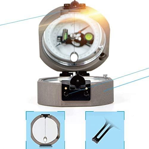 WJTMY Portable Folding Lens Compass Multifunction Compass Dashboard Dash Mount Outdoor Tools