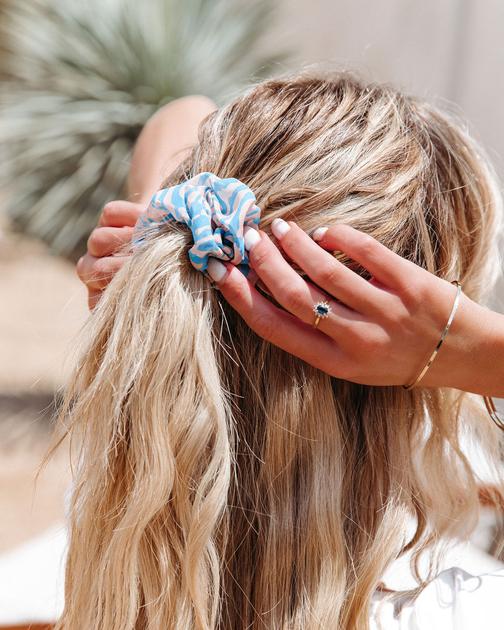 Zebra Print Hair Scrunchie Set