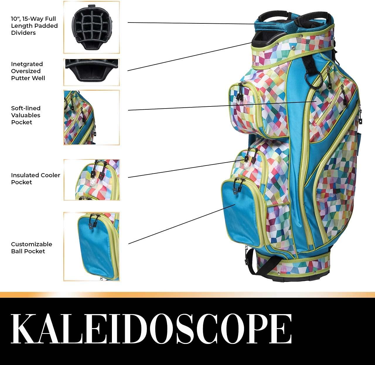 Glove It Women’s Golf Bag, Lightweight Golf Cart Bag for Ladies with 14 Golf Club Holders, Putter Well & 9 Easy-Access Pockets