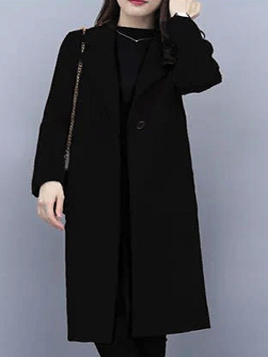 Woolen Mid-length Coat