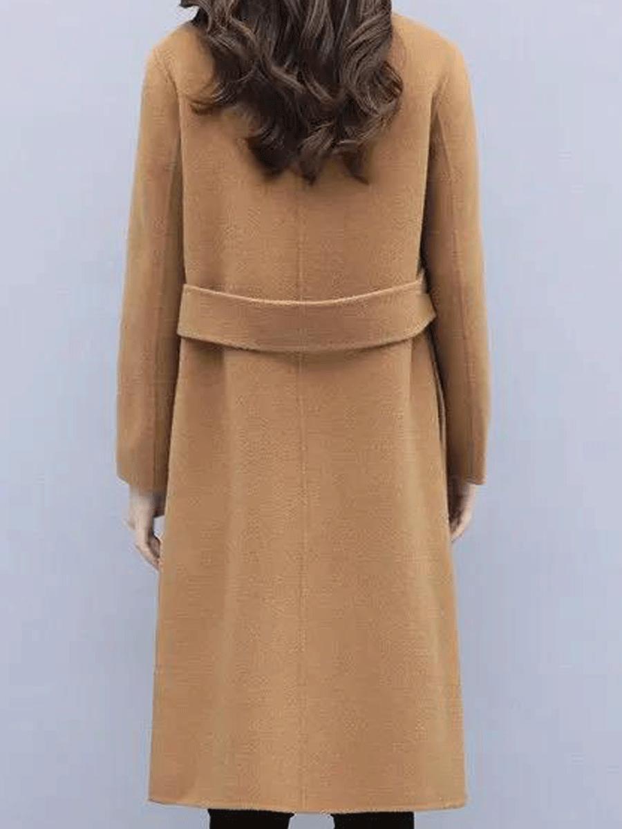 Woolen Mid-length Coat