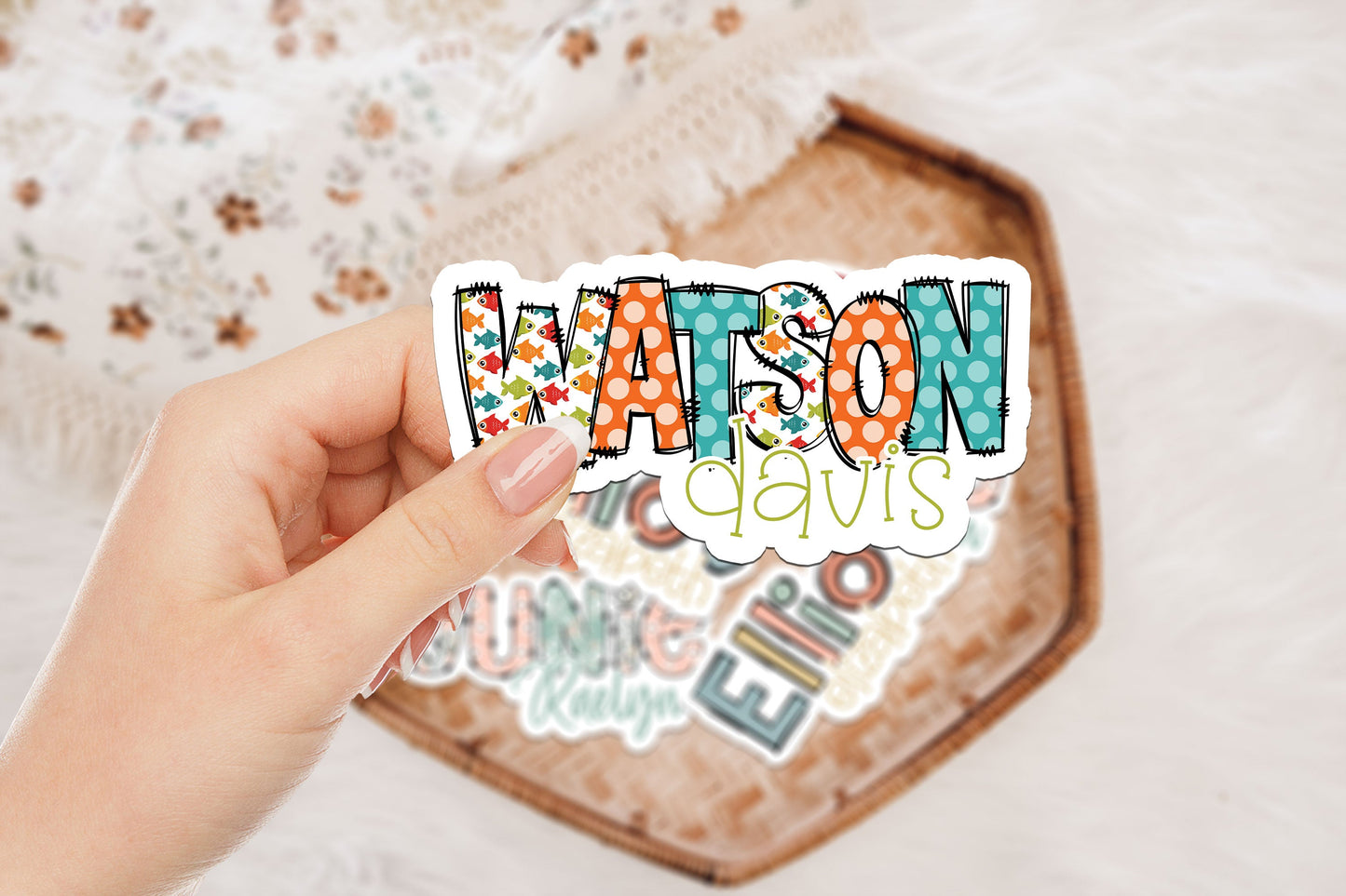 Personalized Decal Name Stickers