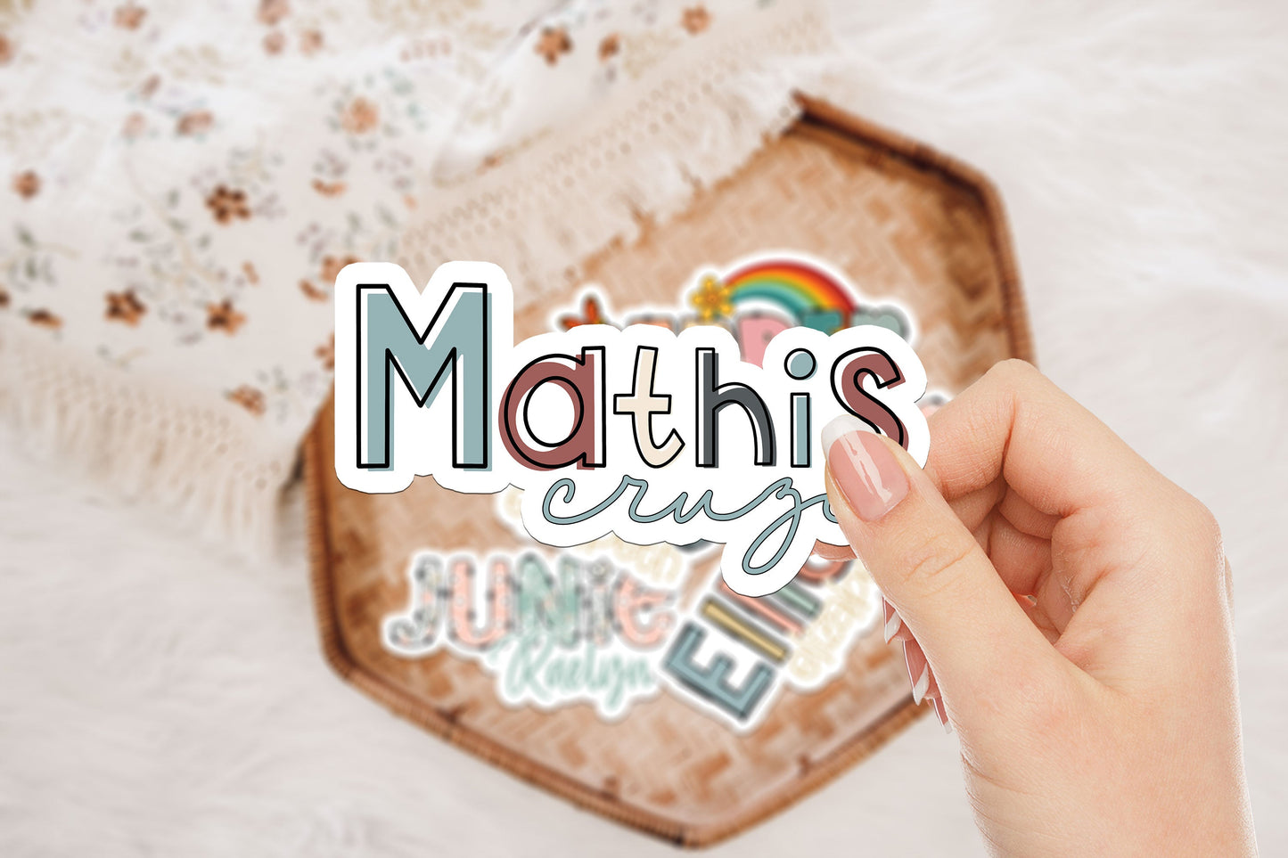 Custom Name Decal Stickers