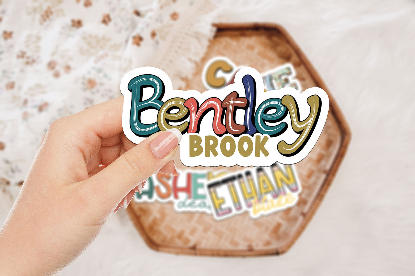 Custom Name Decal Stickers