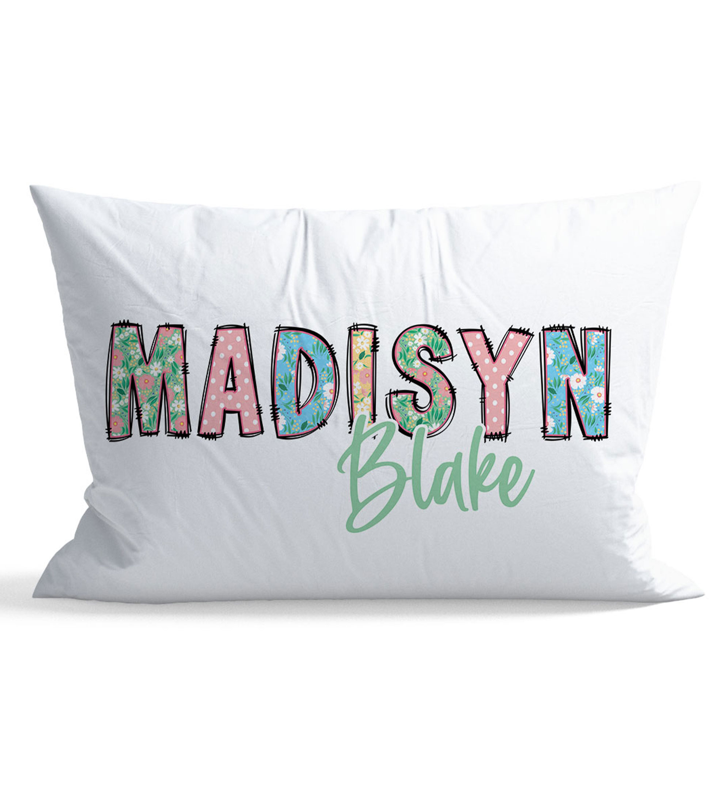 Tropical Personalized Kid Pillow Case