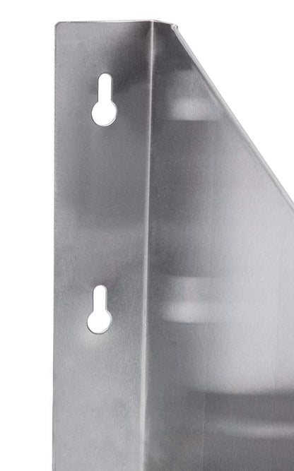 24" Length x 24" Width |  Steel Microwave Shelf | Metal Appliance Shelving | Heavy Duty | Commercial Grade | Wall Mount | NSF Certified | Silver