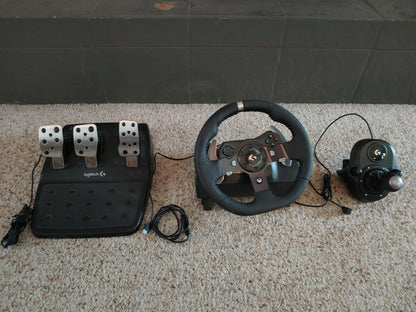 logitech g920 racing wheel and shifter For Xbox And PC.   Steering Wheel +…
