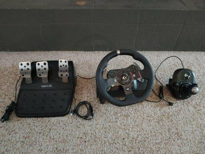 logitech g920 racing wheel and shifter For Xbox And PC.   Steering Wheel +…