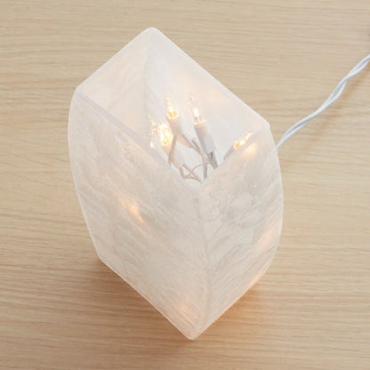 all is bright personalized christmas frosted tabletop light