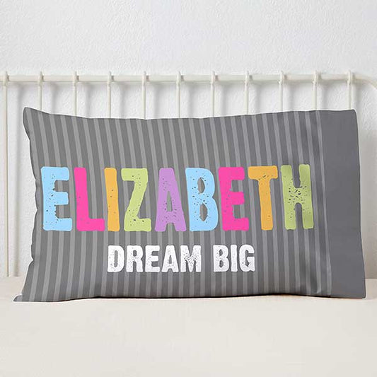 all mine! personalized pillowcase