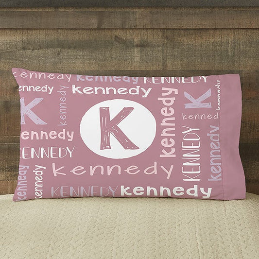 youthful name for her personalized pillowcase