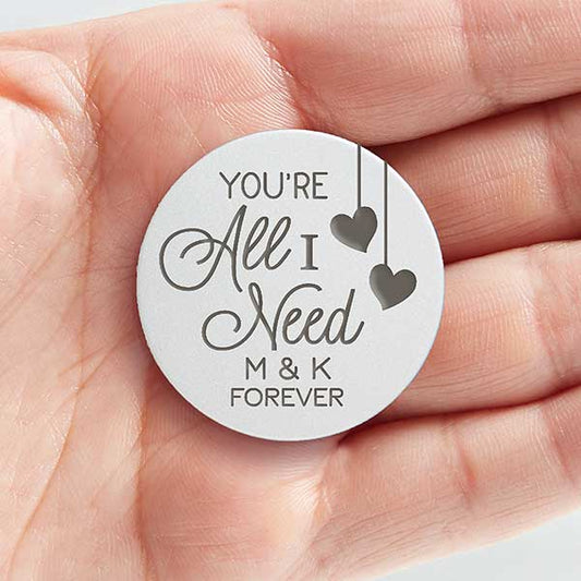 you're all i need personalized pocket token