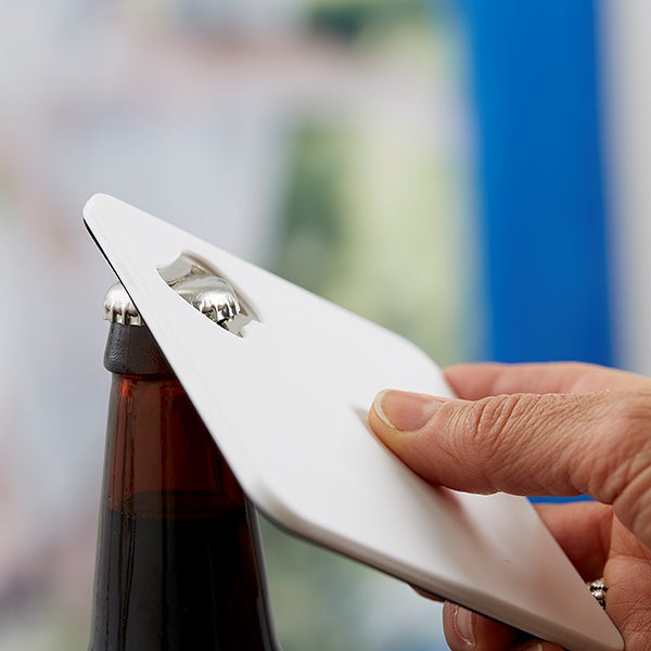 write your own personalized beer bottle opener coaster