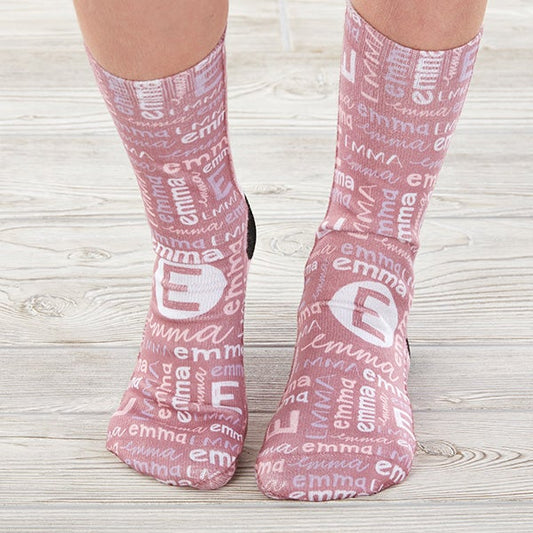 youthful name for her personalized kids socks