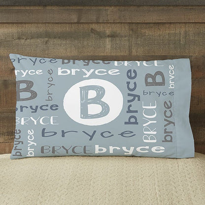 youthful name for him personalized pillowcase