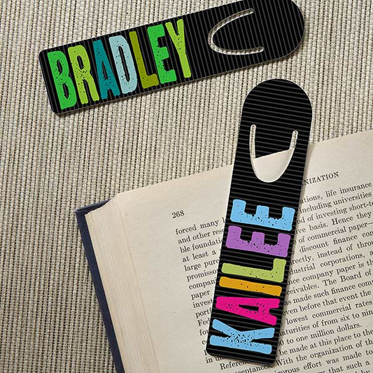 all mine! personalized bookmark set