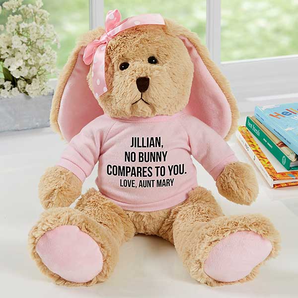 write your own personalized bunny rabbit