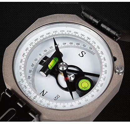 WJTMY Portable Folding Lens Compass Multifunction Compass Dashboard Dash Mount Outdoor Tools