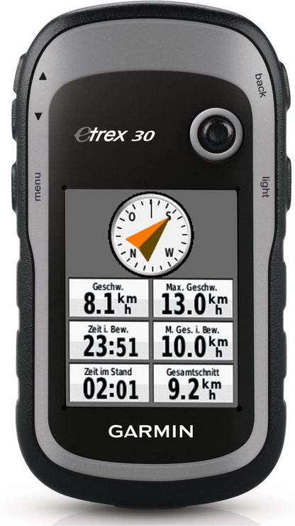 Garmin eTrex 30 Worldwide Handheld GPS Navigator (Renewed)