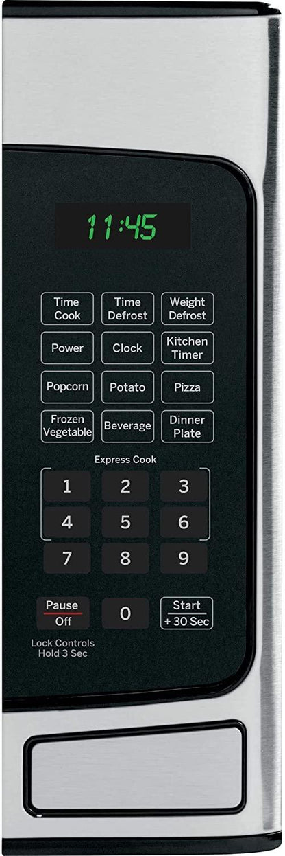 1.1 Cu Ft Countertop  Steel Microwave Oven JES1145SHSS (Renewed)