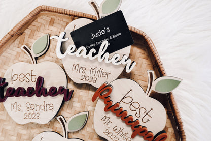 Teacher Appreciation Gift Card Holder