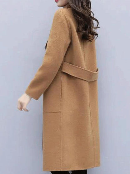Woolen Mid-length Coat