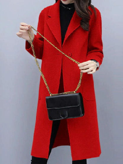 Woolen Mid-length Coat