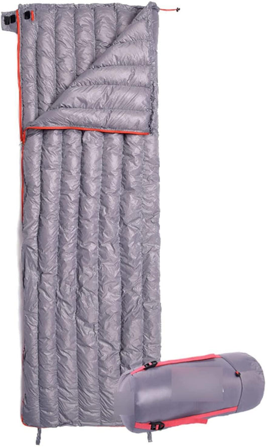 ZHYLing Camping Ultralight Sleeping Bag Down Waterproof Lazy Bag Portable StoraCompression Slumber Bag Travel Sundries Bag (Color : Gray300G)