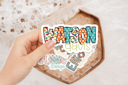 Personalized Decal Name Stickers