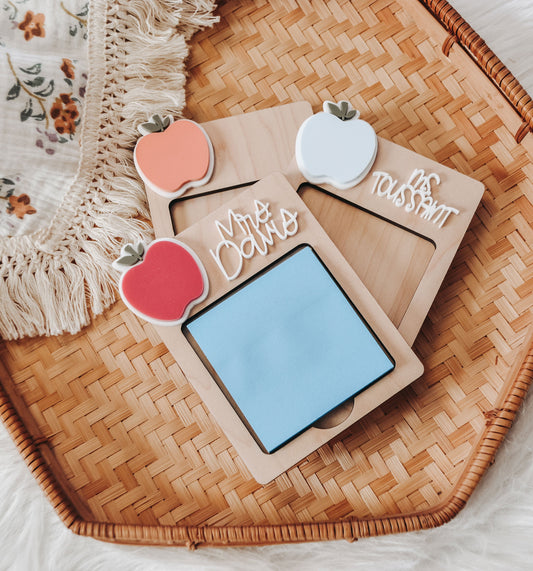 Post it Note Holder, Sticky Note Holder for Teacher Appreciation Gift