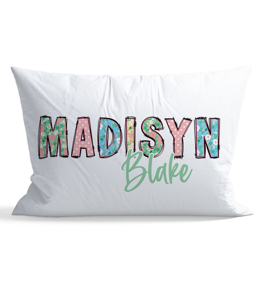 Tropical Personalized Kid Pillow Case