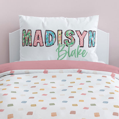 Tropical Personalized Kid Pillow Case