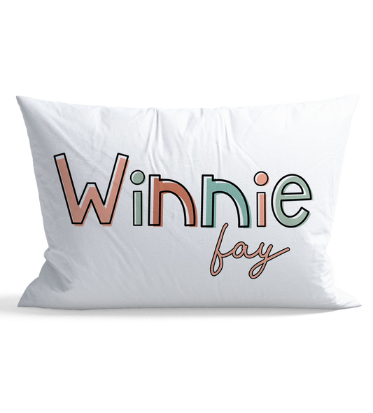 Personalized Kid Pillow Case